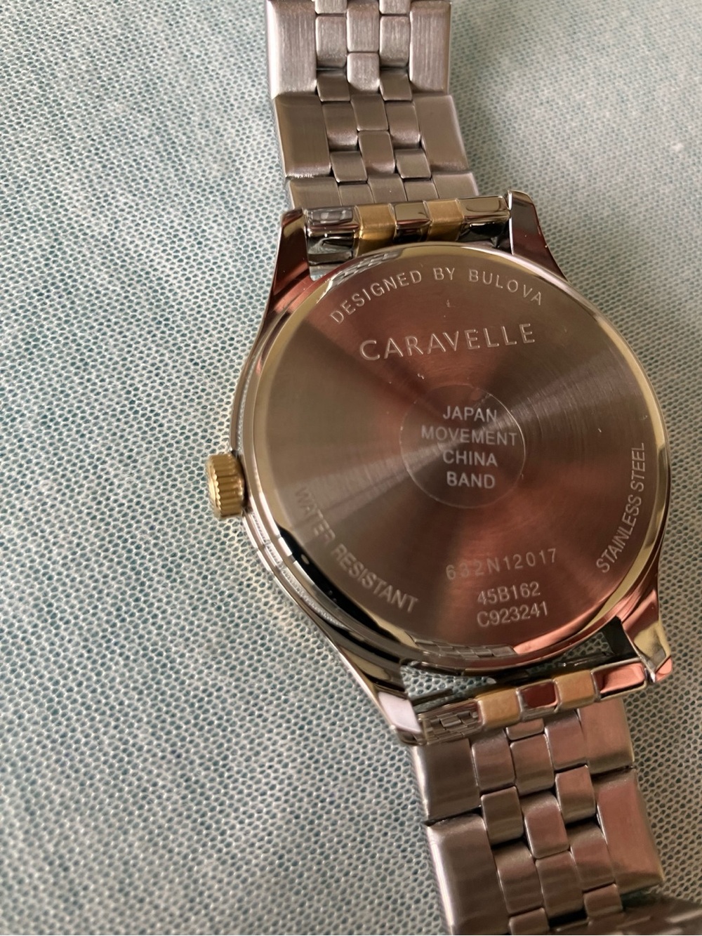 Caravelle by Bulova 45B162 Green Dial Two-Tone Men’s Dress Watch 41mm NWT - Picture 7 of 7